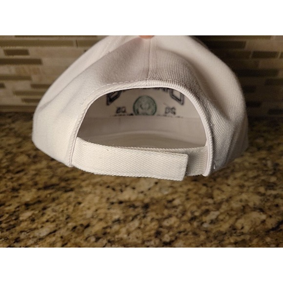 Boston Celtics Hat Cap Adjustable Strapback Basketball White Mens NWT 2005 - Picture 5 of 8